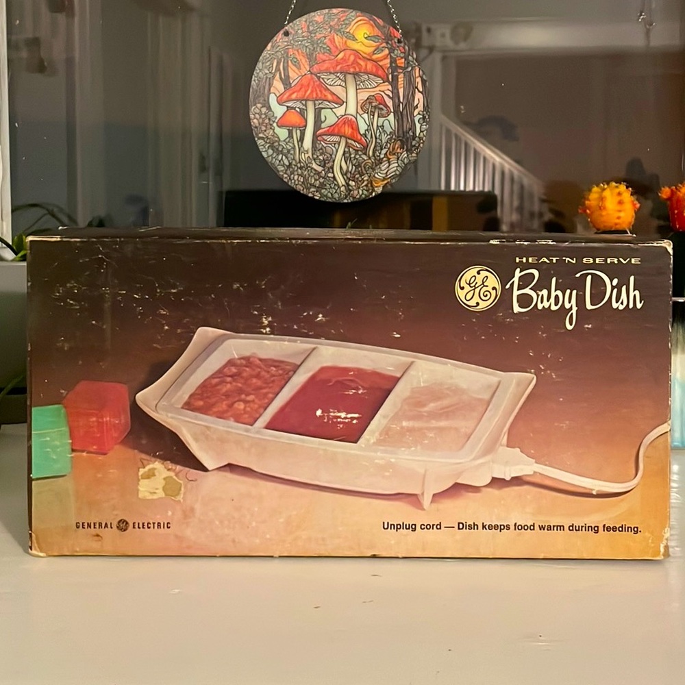 Vintage GE Bunny Baby Food Warmer IN BOX
